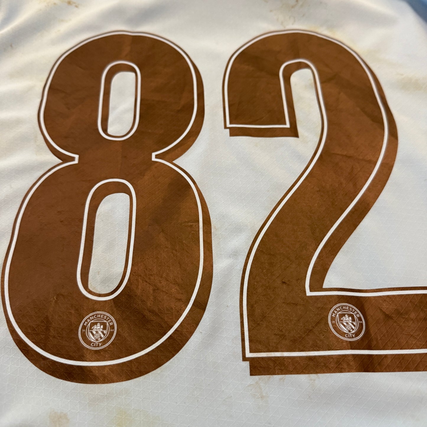 Manchester City 2025-2026 Match Worn Home Shirt