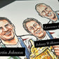 England 2003 Rugby World Cup Legends - Johnson, Wilkinson & Dallaglio Print