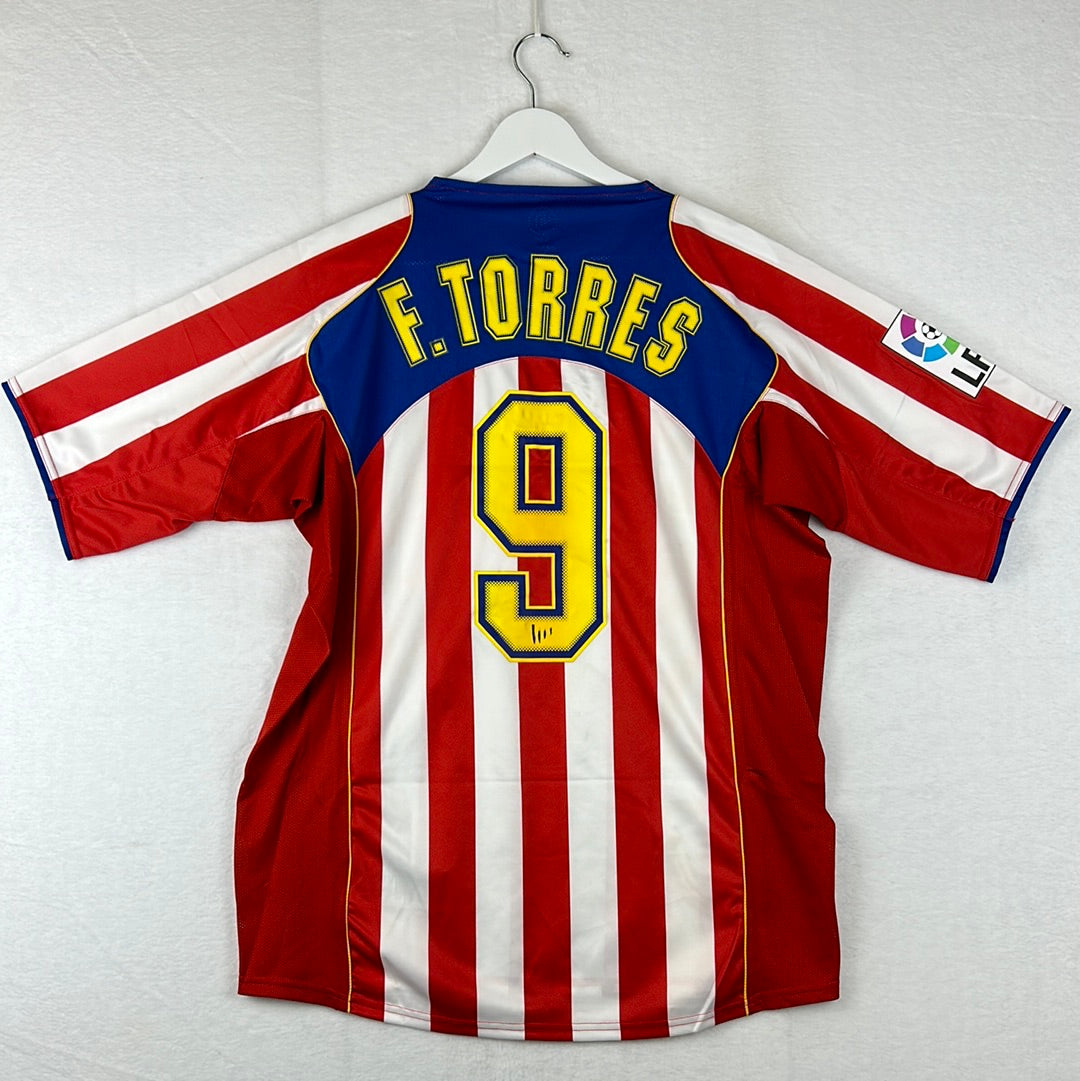 Atletico Madrid 2004/2005 Player Issue Shirt - Torres 9 Print