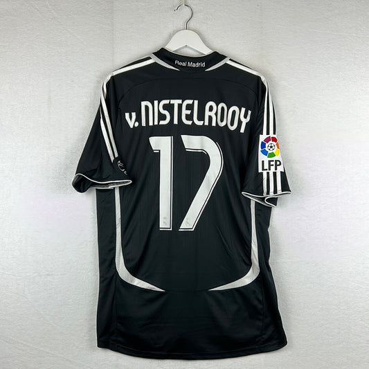 Real Madrid 2006/2007 Player Issue Away Shirt - V Nistelrooy 17