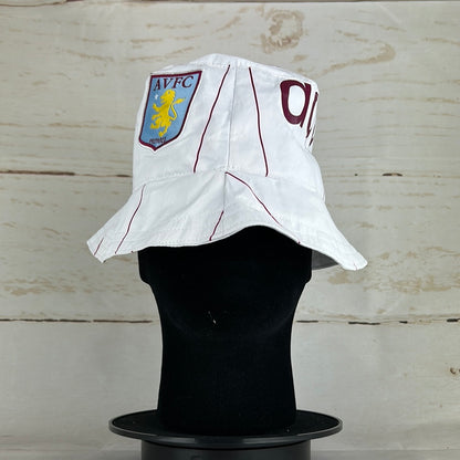 Aston Villa 14/15 Upcycled Away Shirt Bucket Hat