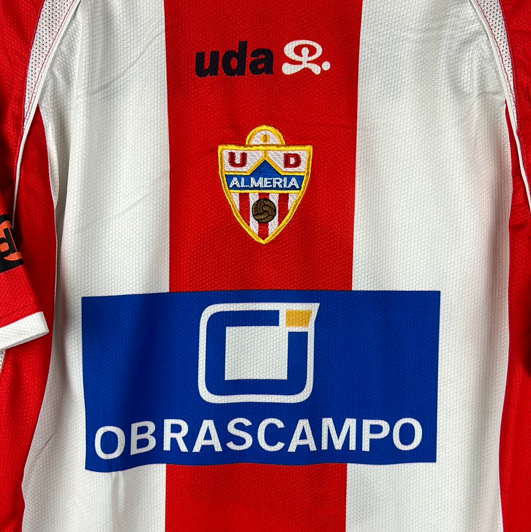 U. D. Almeria 2007-2008 Player Issue Home Shirt - Medium - Bruno 2