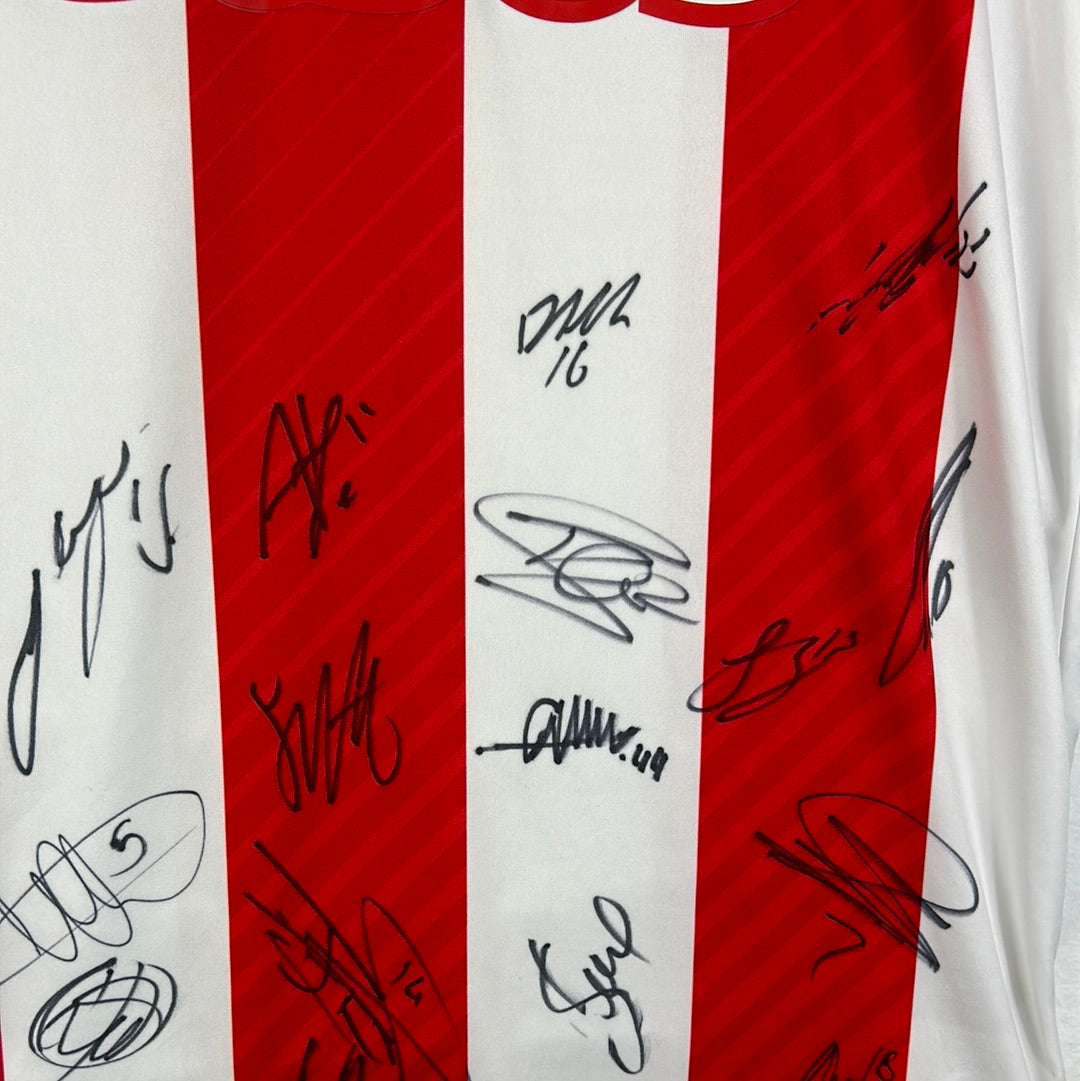 Stoke City 2021/2022 Signed Home Shirt