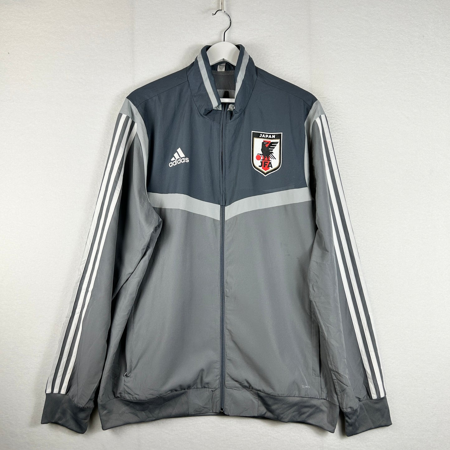 Japan Climalite Training Football Top - Grey - Large Adult- Excellent Condition