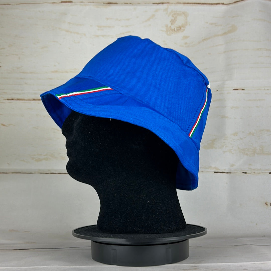 Italy 23 Upcycled Home Shirt Bucket Hat Casual Football Shirts