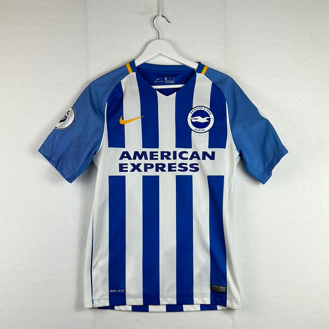 Brighton 2017/2018 Player Issued Home Shirt - Front