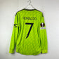 Manchester United 2022/2023 Player Issue Third Shirt - Ronaldo 7 - Long Sleeve