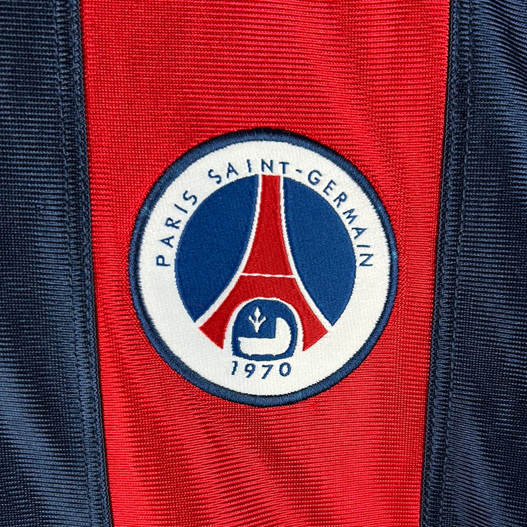 Vintage Paris Saint Germain 2001-2002 Home Shirt - Large - Okocha 10