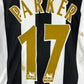 Newcastle United 2006/2007 Match Worn Home Shirt - Parker 17