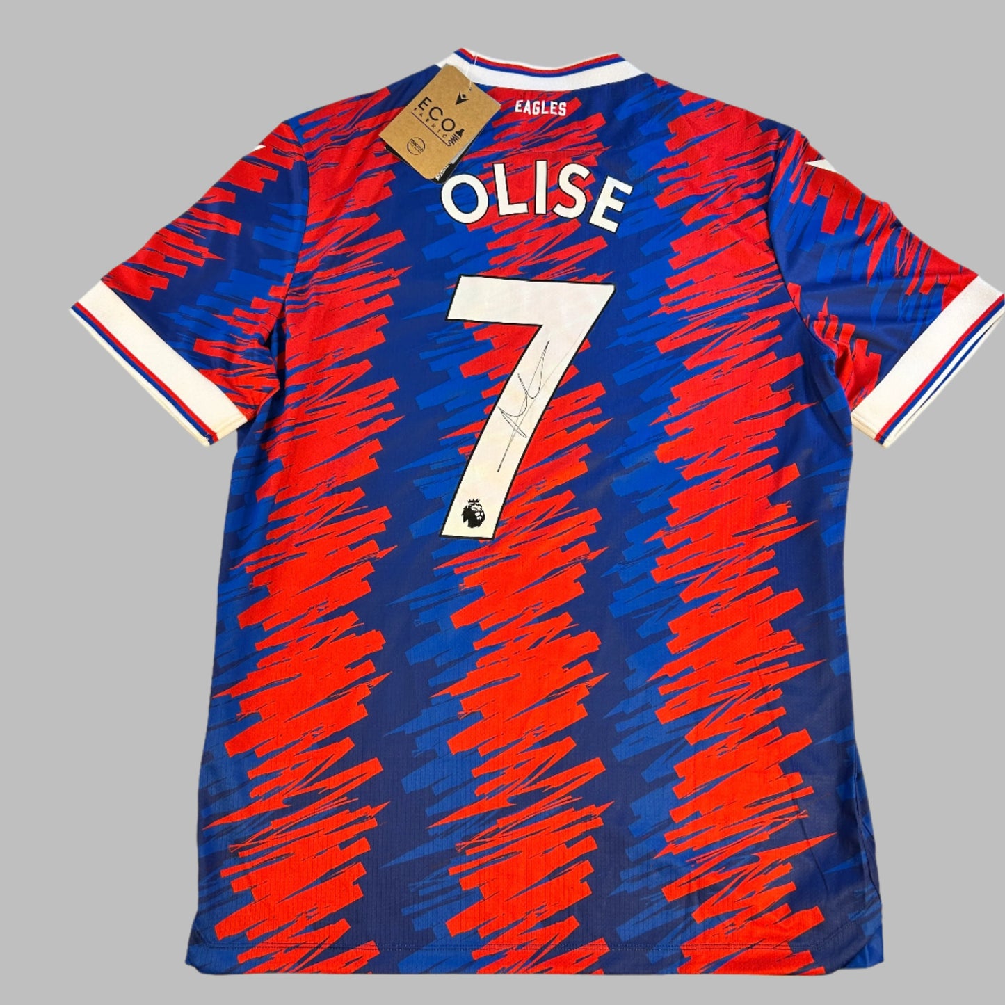 Crystal Palace 2023/2024 Signed Home Shirt - Olise 7