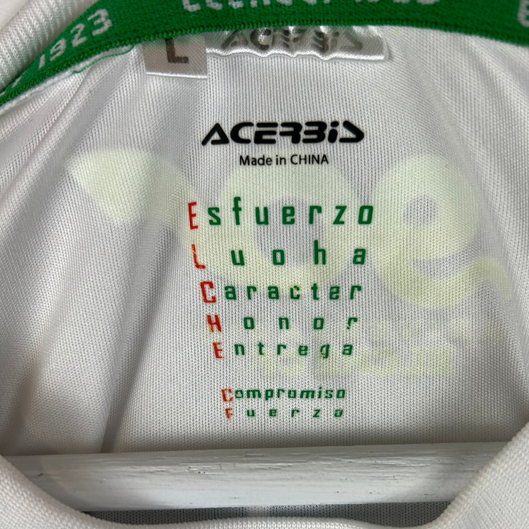 Elche 2013-2014 Match Worn Home Shirt - J.Marquez 17