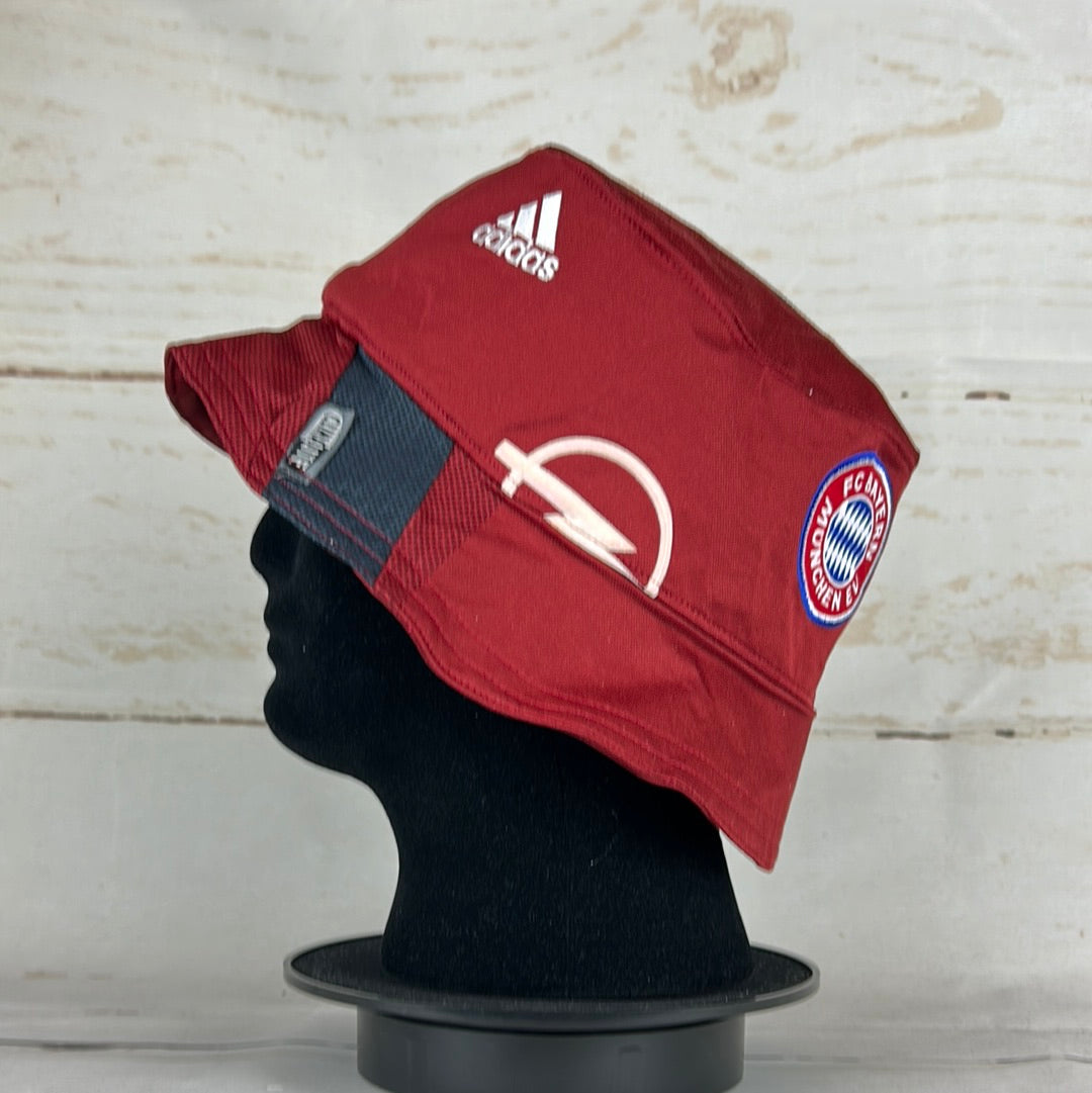 Bayern Munich 2001-2002 Upcycled Home Shirt Bucket Hat - Vintage
