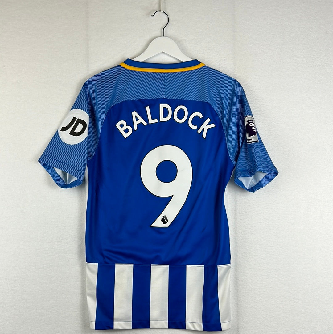 Brighton 2017/2018 Player Issued Home Shirt - Baldock 9