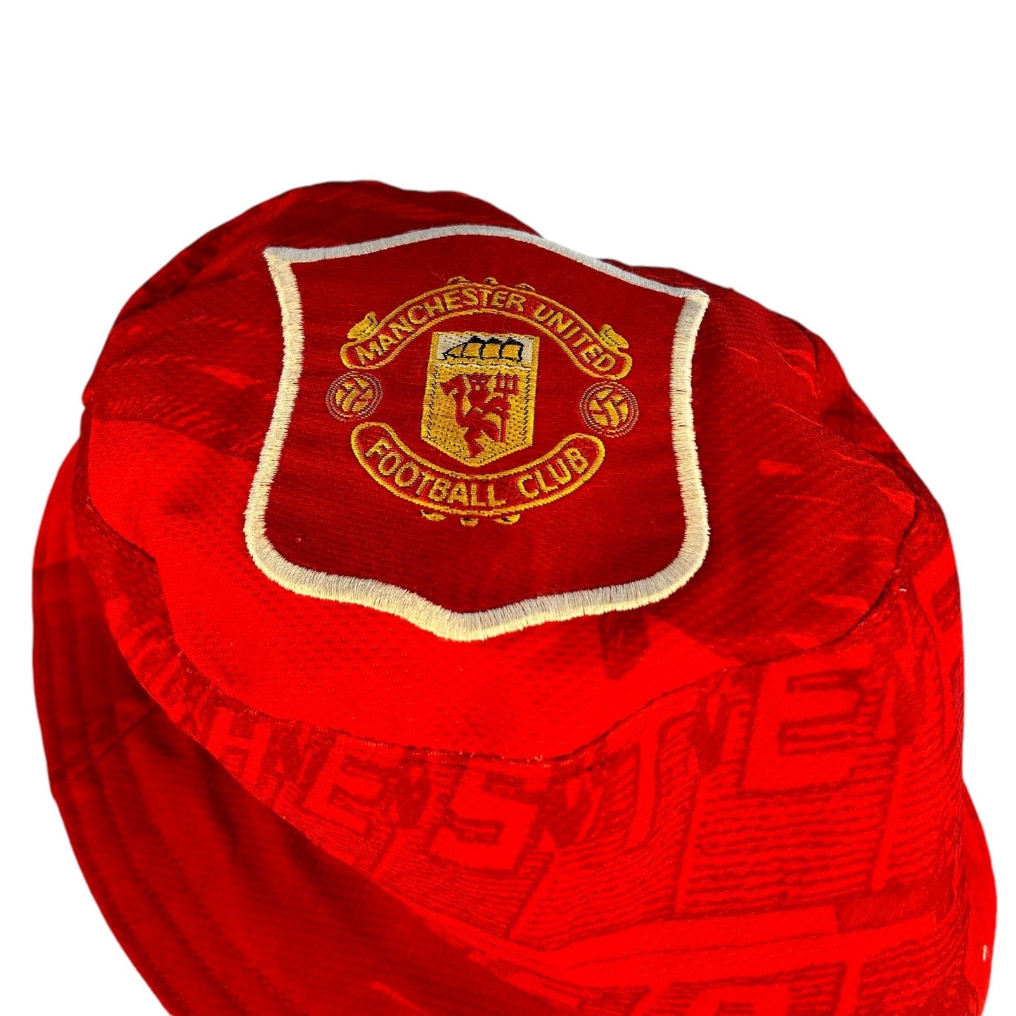 Manchester United 94/95 Upcycled Home Shirt Bucket Hat