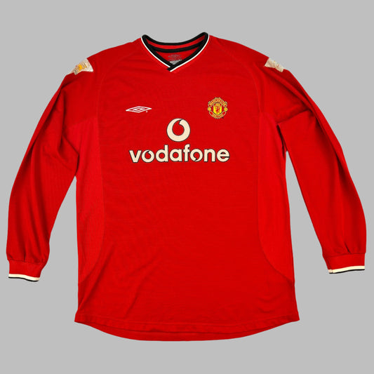 Manchester United 2000/2001 Home Shirt - Extra Large - Long Sleeve