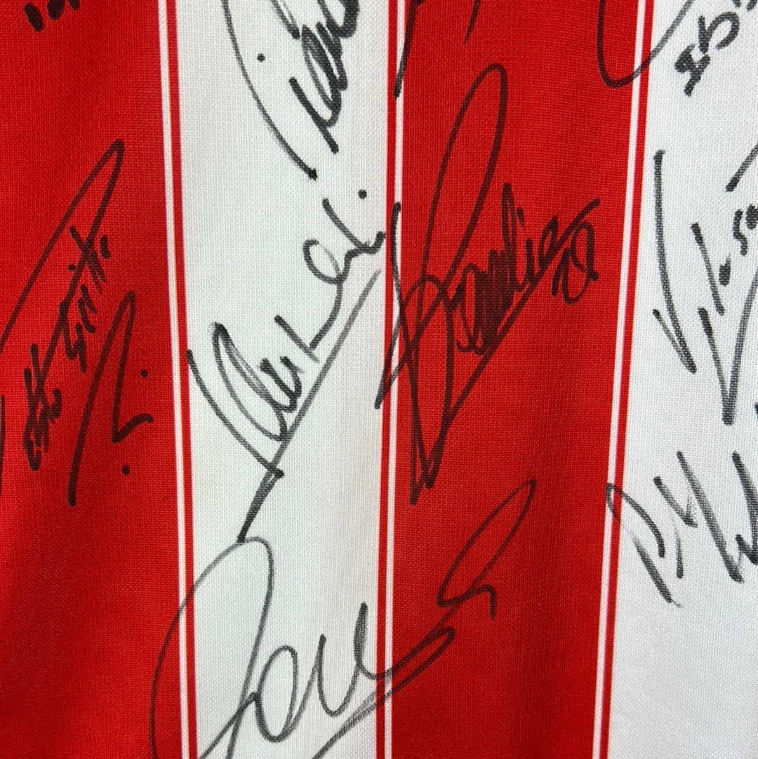 Atletico Madrid 2005/2006 Squad Signed Home Shirt - BNWT