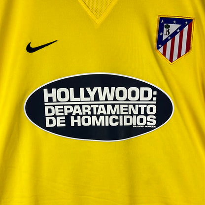 Atletico Madrid 2003/2004 Player Issue Away Shirt - Ortiz 27 - Hollywood Departamento De Homicidios