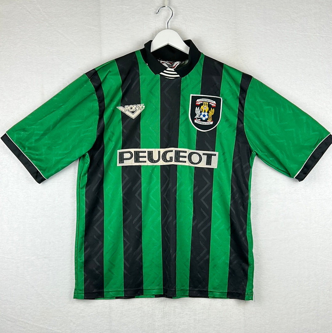 Coventry City 1994/1995 Away Shirt - Vintage Pony Shirt – Casual ...