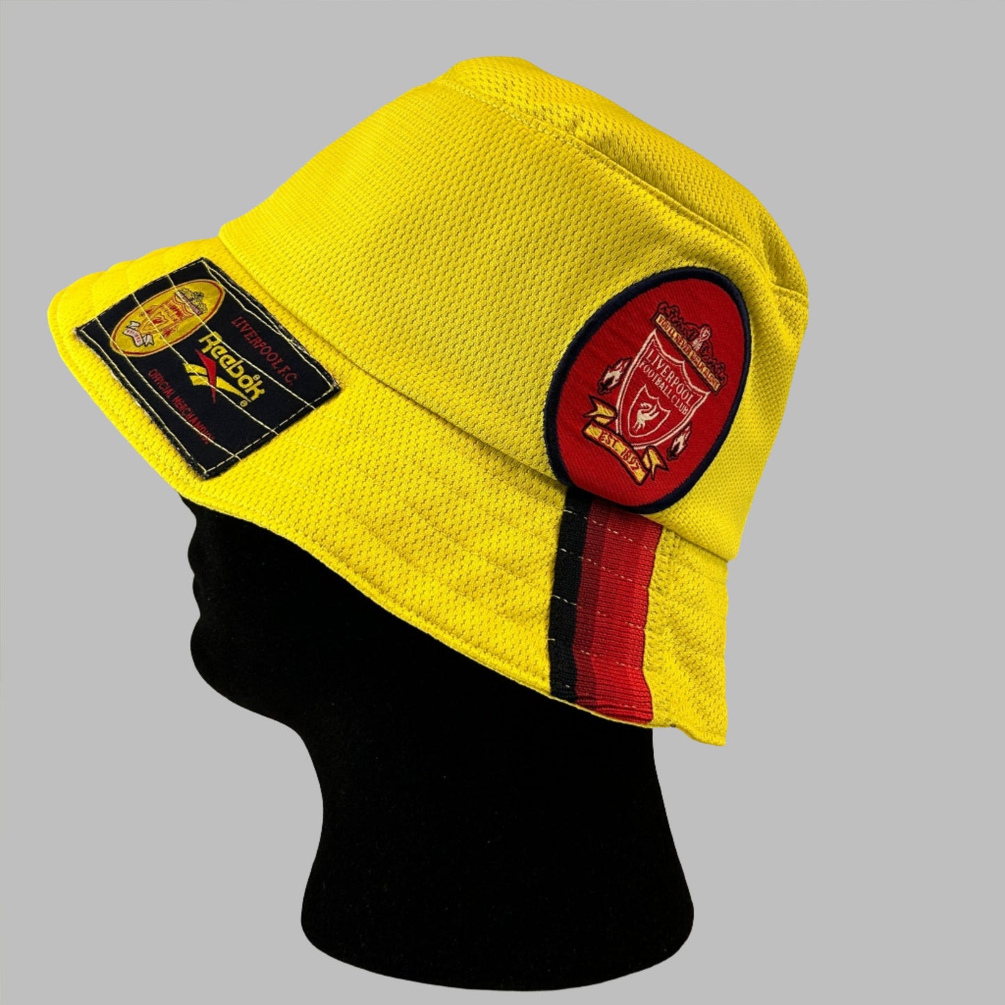 Liverpool 1997/1998 Upcycled Away Shirt Bucket Hat