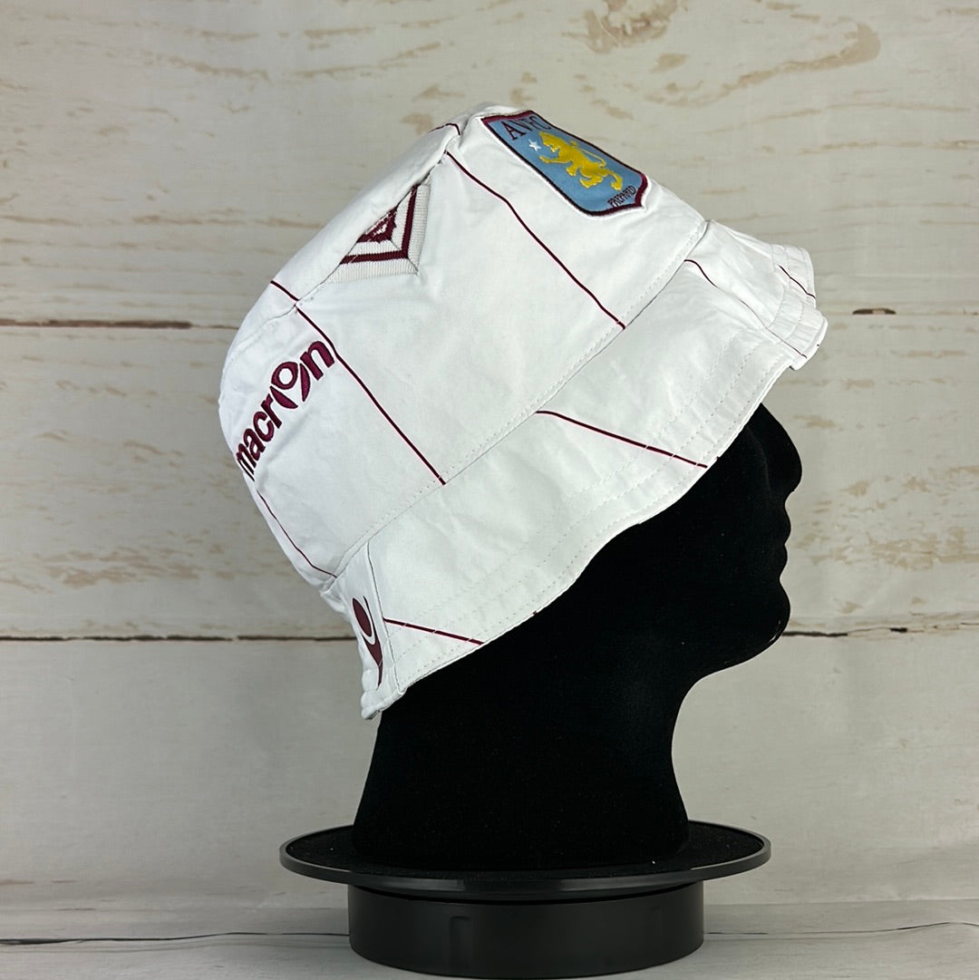 Aston Villa 14/15 Upcycled Away Shirt Bucket Hat