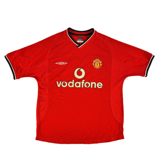 Manchester United 2000/2001 Youth Home Shirt - Very Good Condition - Fits Small Adult