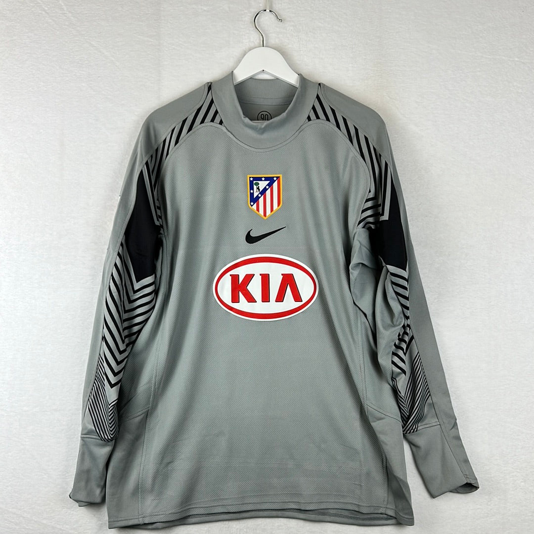 Atletico Madrid 2005/2006 Player Issue Goalkeeper Shirt -Front with KIA sponsor