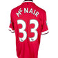 Manchester United 2014-15 Home - Size L - McNair 33