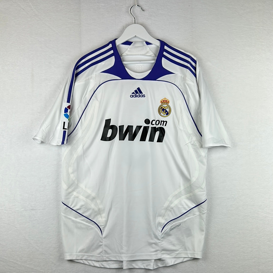 Real Madrid 2007/2009 Player Issue Home Shirt - Pepe 3