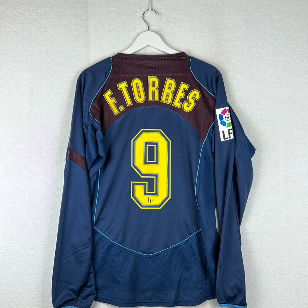 Atletico Madrid 2004/2005 Player Issue Away Shirt - Torres 9 Print