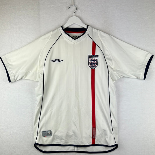 England 2002-2003 Home Shirt - Vintage Umbro 