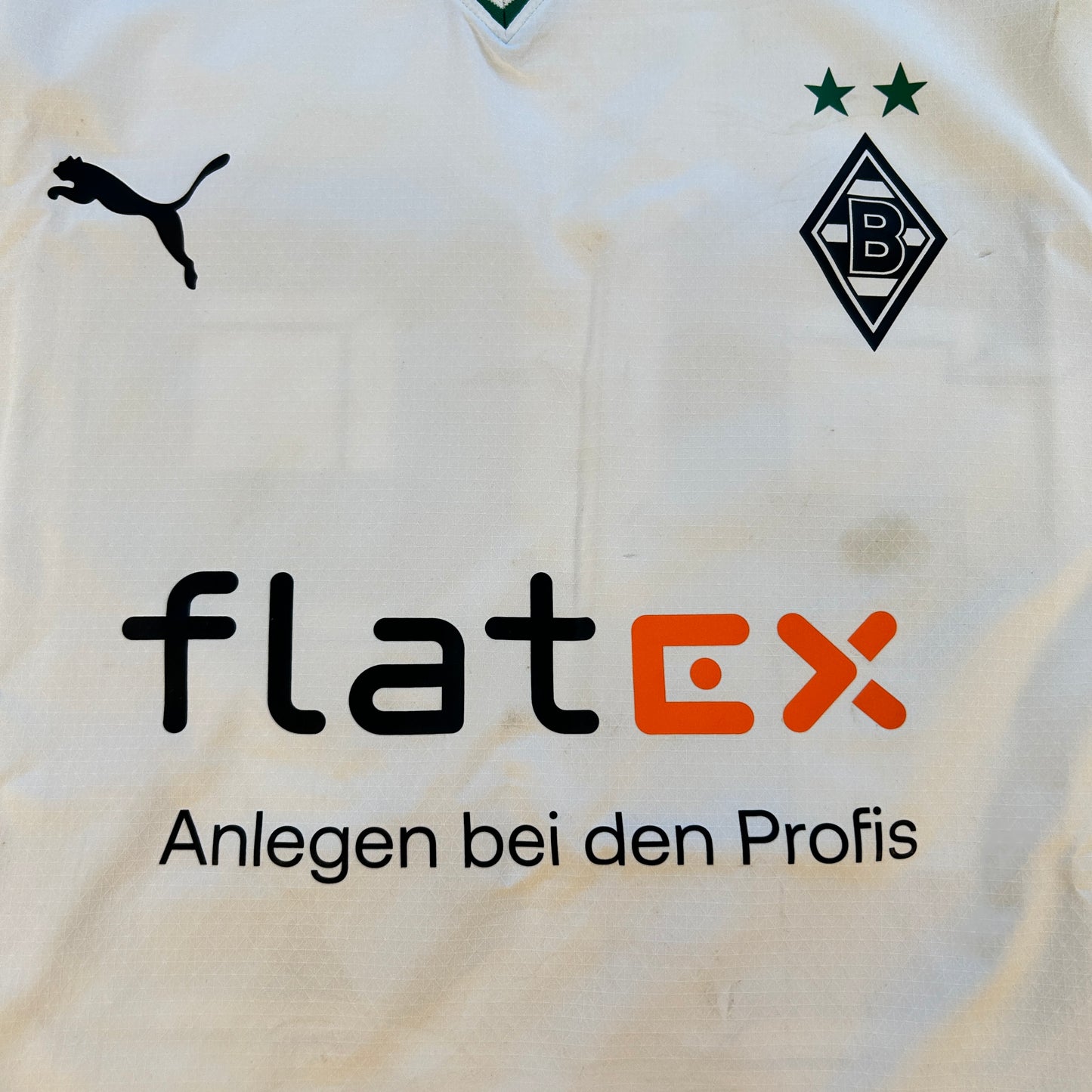 Borussia Mönchengladbach 2023/2024 Match Worn Shirt - COA - Wöber 39