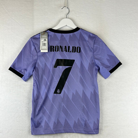 Real Madrid 2022-2023 Away Shirt - Age 11-12 - Ronaldo 7