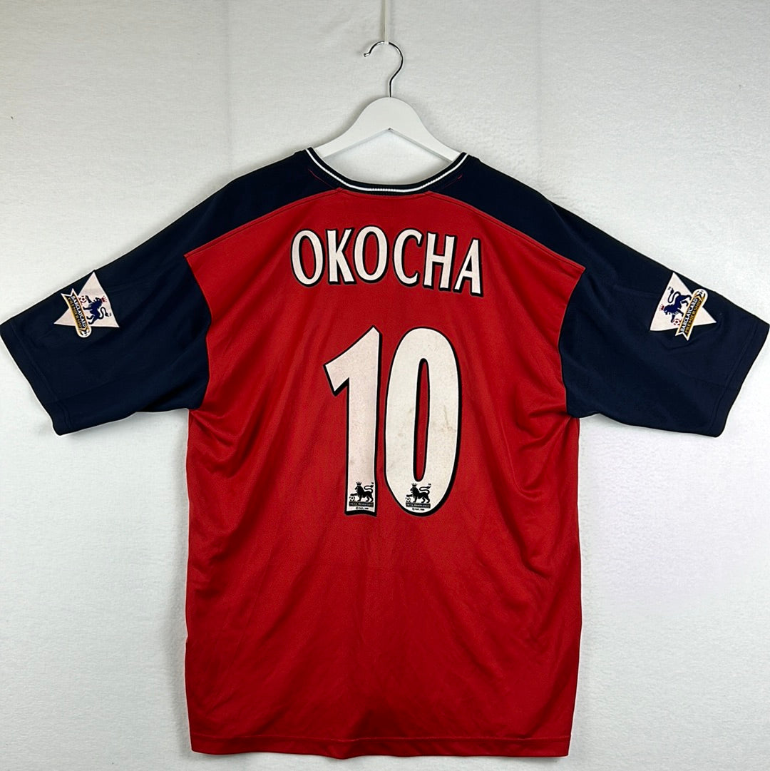 Bolton Wanderers 2003/2004 Player Issue Away Shirt - Okocha 10