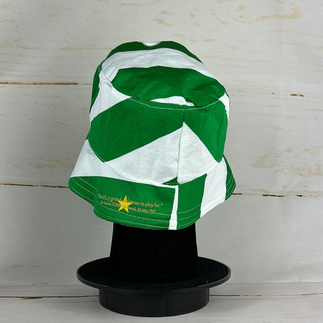 Celtic 2007-2008 Upcycled Home Shirt Bucket Hat