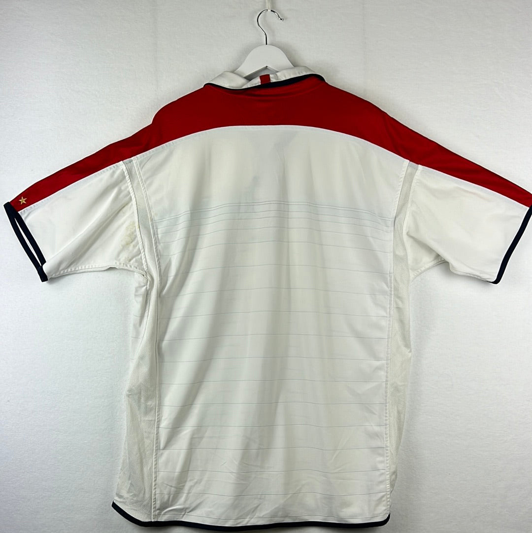 England 2004 Home Shirt - Authentic Umbro Shirt