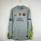 Barcelona 2011/2012 Player Issue Third Goalkeeper Shirt - Valdes 1