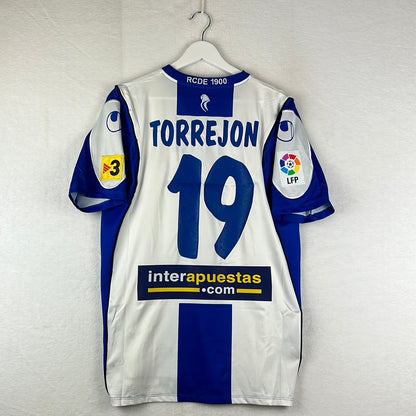 Espanyol 2006-2007 Player Issue Home Shirt - Extra Large - Torrejon 19