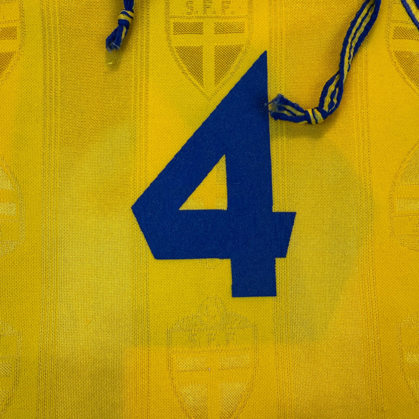 Sweden 1998 Player Issue Home Shirt
