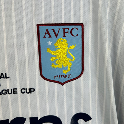 Aston Villa 2009/2010 Player Issue Away Shirt - Carling Cup final