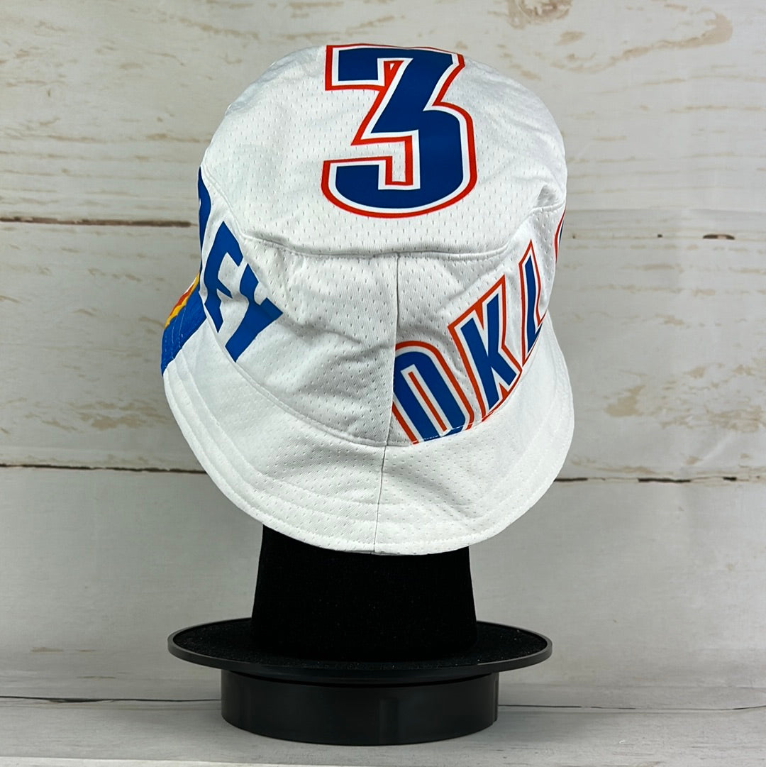 Oklahoma City Thunder Upcycled NBA Jersey Bucket Hat