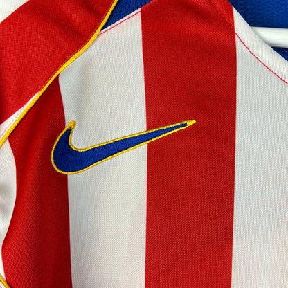 Atletico Madrid 2004/2005 Player Issue Home Shirt - Valesco 2 - Spanglish - SUSU