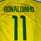 Brazil Home Shirt 2002/04 (XL) Ronaldinho 11