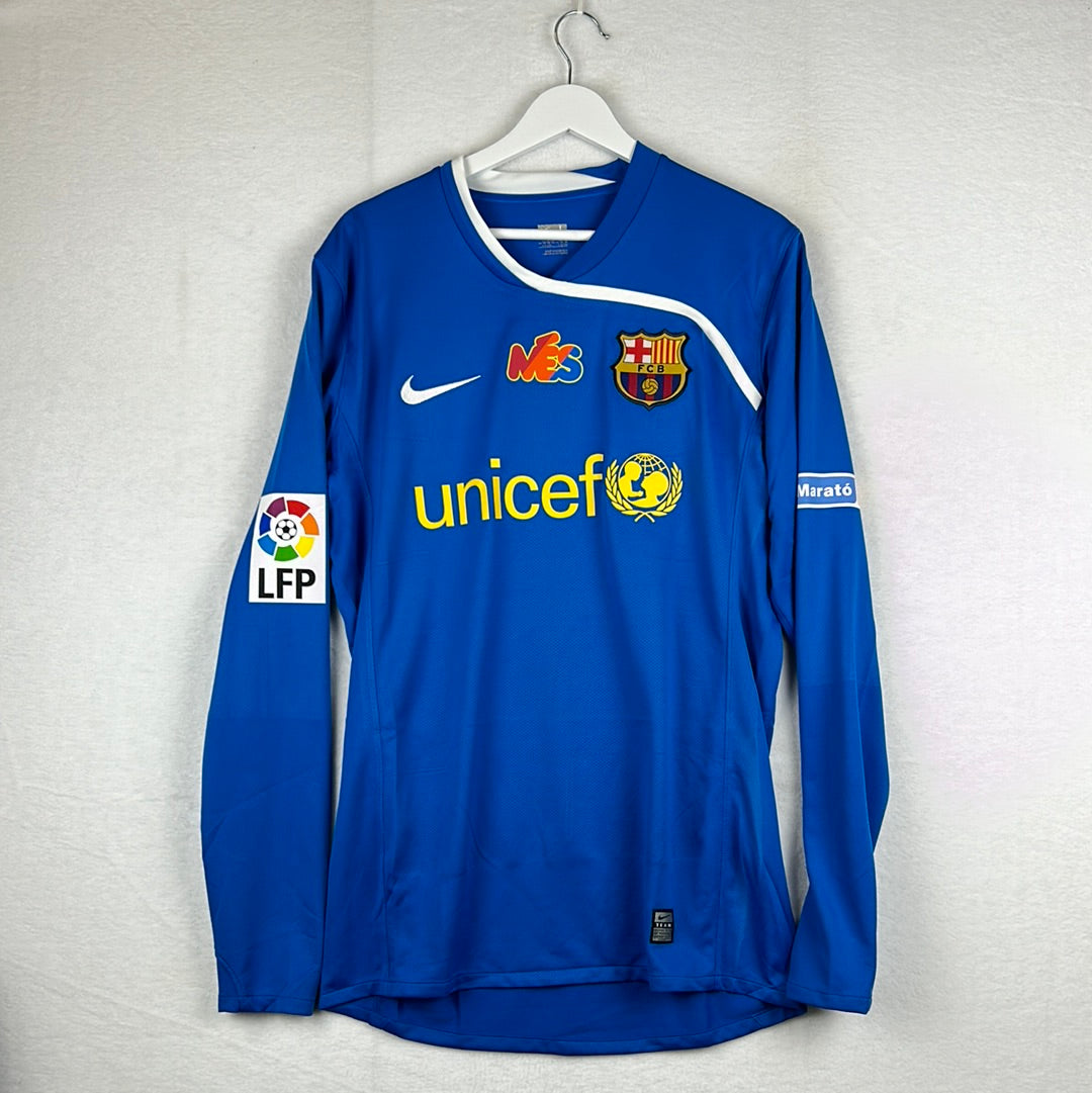 Barcelona 2008/2009 Player Issue Third Goalkeeper Shirt - Valdes 1