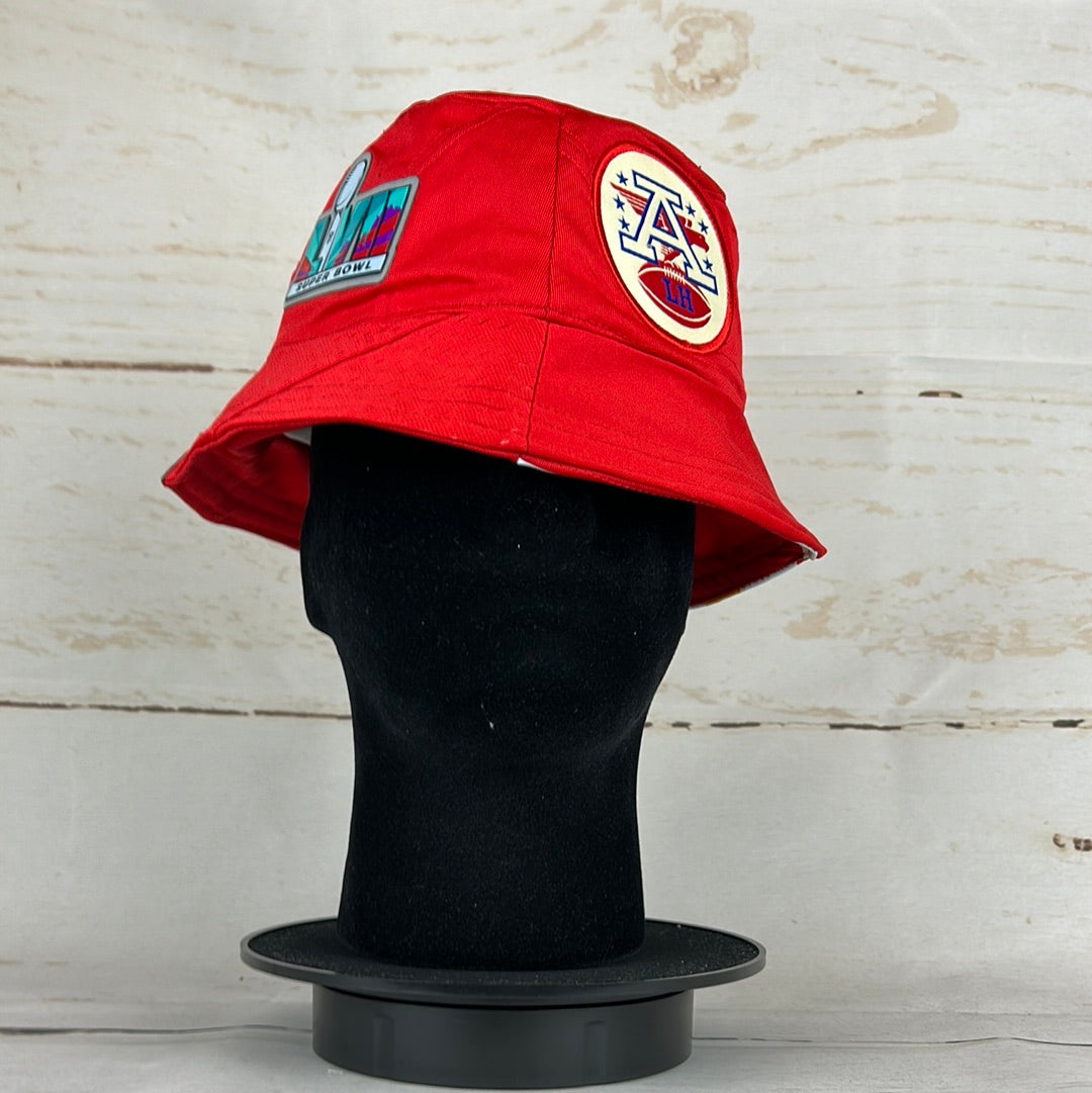 Kansas City Chiefs Upcycled NFL Jersey Bucket Hat