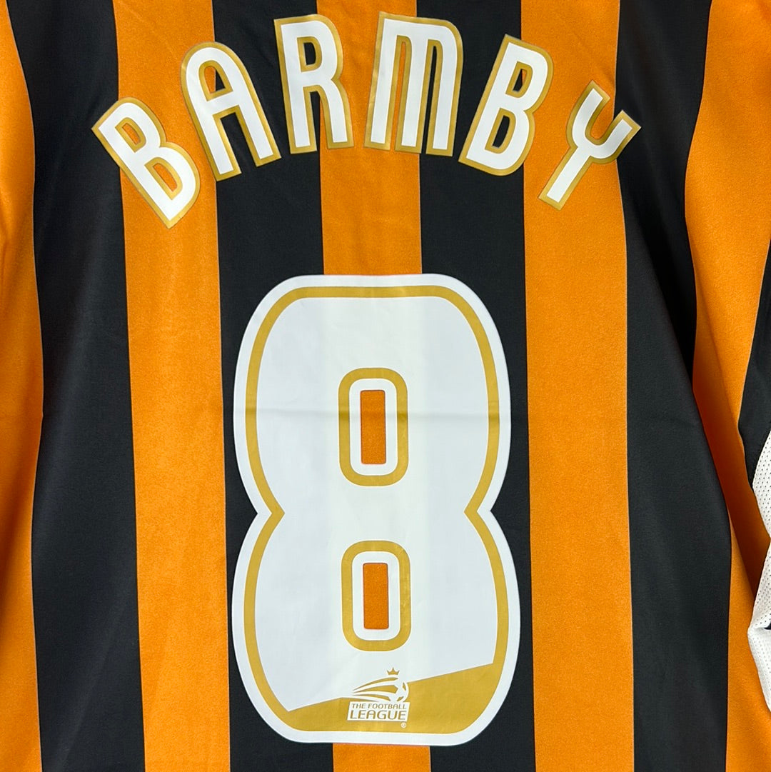 Hull City 2005/2006 Player Issue Home Shirt - Barmby 8