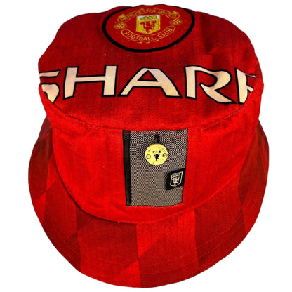 Manchester United 97/98 Upcycled Home Shirt Bucket Hat