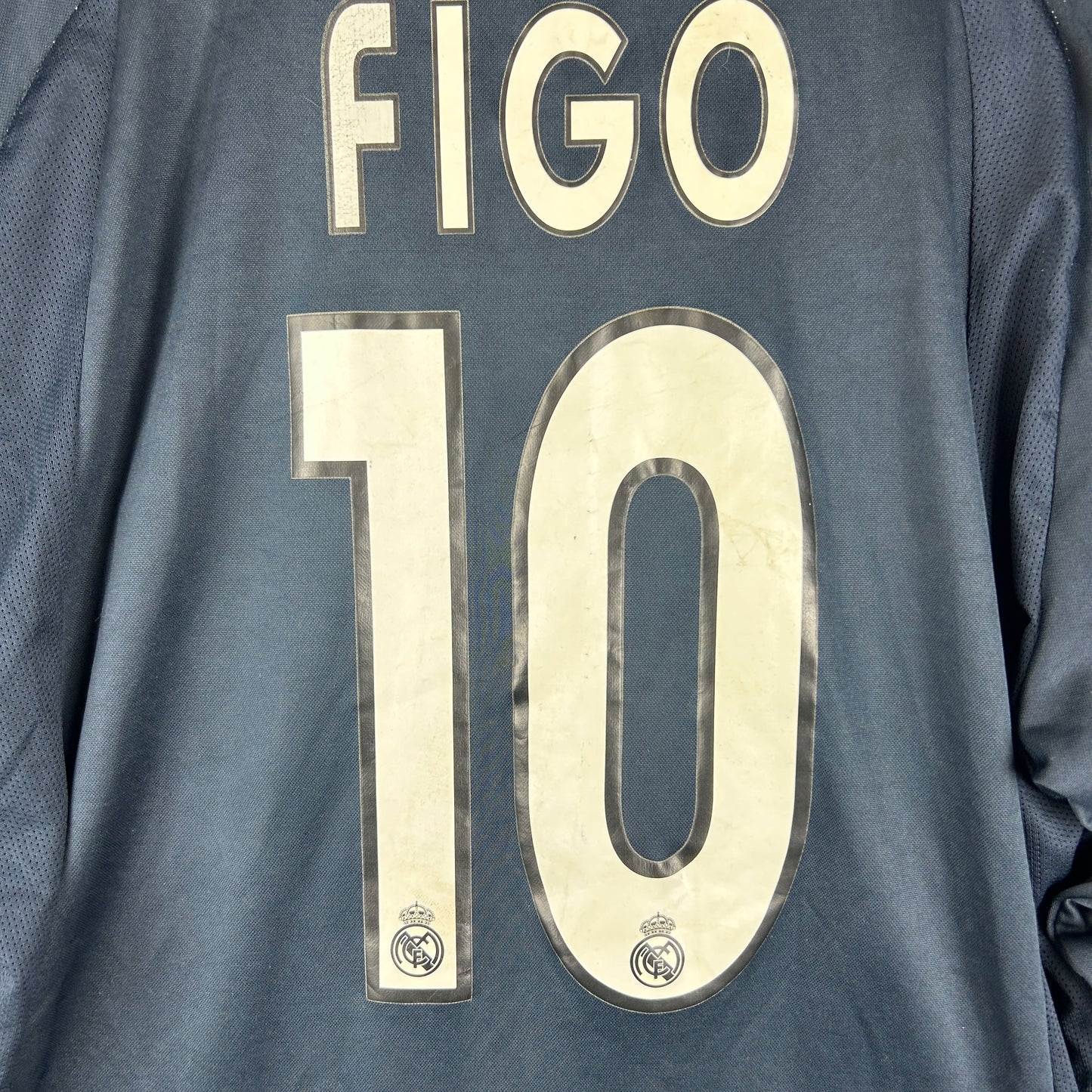 Real Madrid 2003/2004 Player Issue Away Shirt - Figo 10