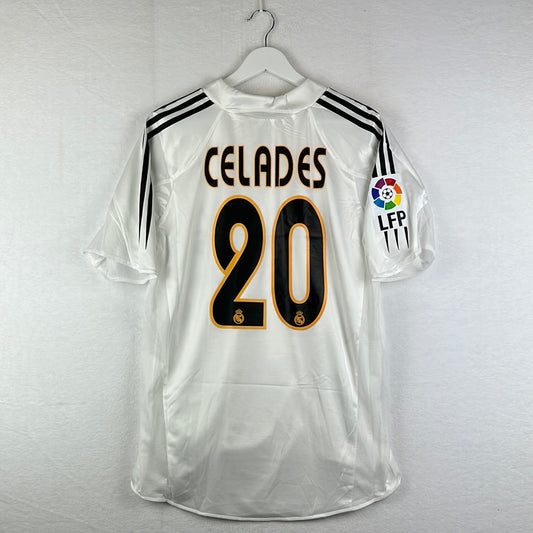 Real Madrid 2004/2005 Player Issue Home Shirt - Celades 20