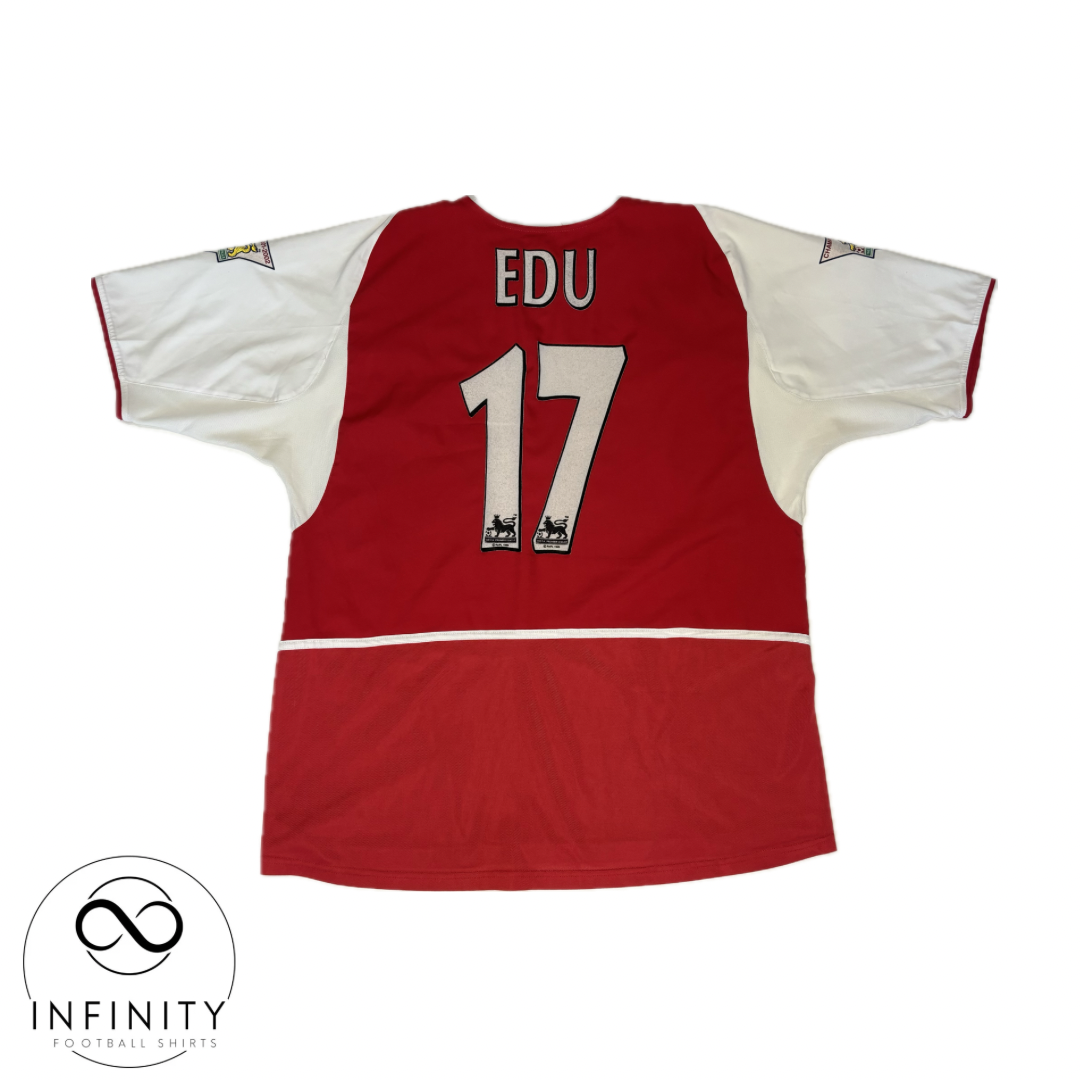 Arsenal Home Shirt 2002/03 (XL) Edu 17