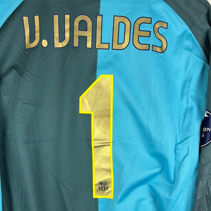 Barcelona 2006/2007 Player Issue Goalkeeper Shirt - Valdes 1